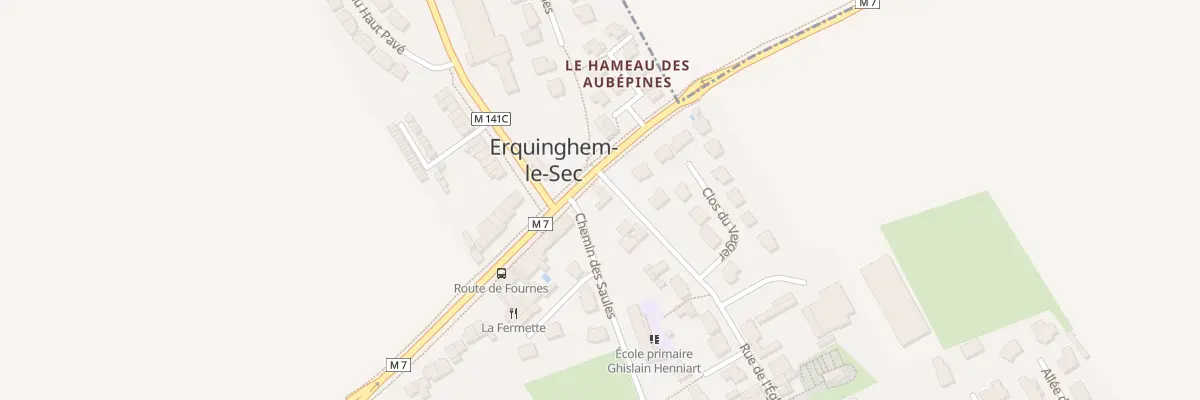 Plan du 10 Rue de l’Église à Erquinghem-le-Sec