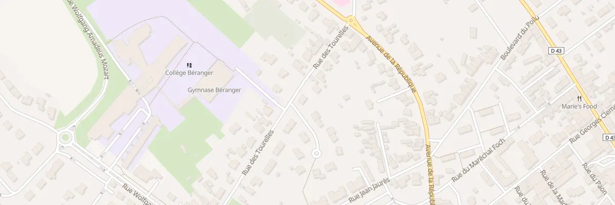 Plan du 13 Rue des Tourelles à Péronne