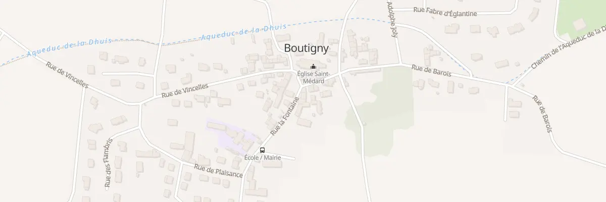 Plan du 3 Rue la Fontaine à Boutigny
