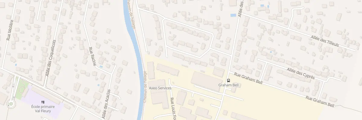 Plan du 43 Rue Pierre Mendès France à Meaux