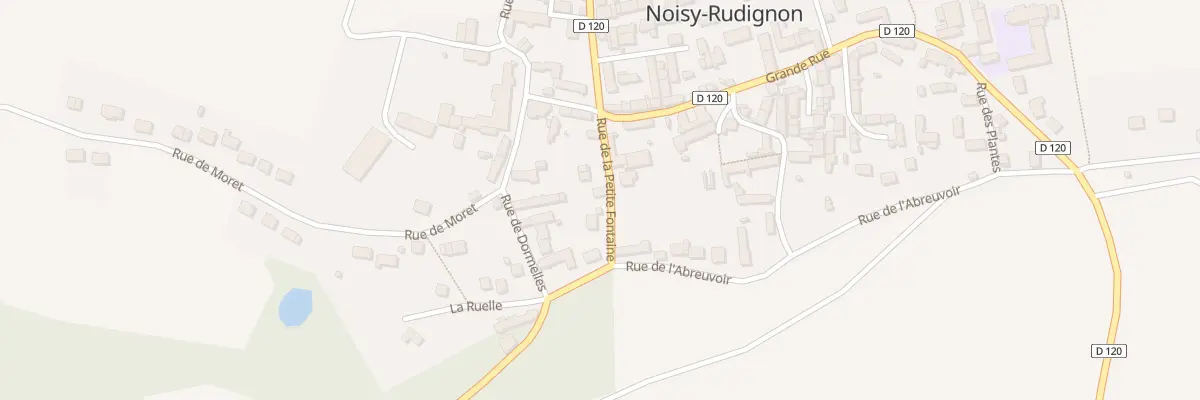 Plan du 4B Rue de la Petite Fontaine à Noisy-Rudignon