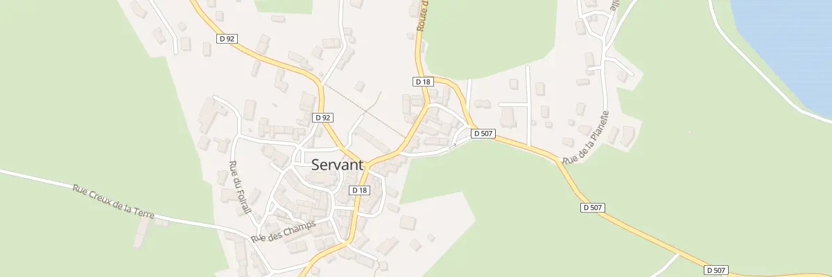 Plan du 8 Rte d’Ebreuil à Servant