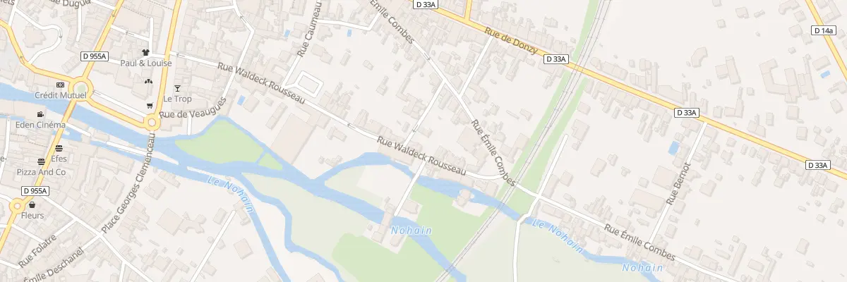 Plan du 43B Rue Waldeck Rousseau à Cosne-Cours-sur-Loire