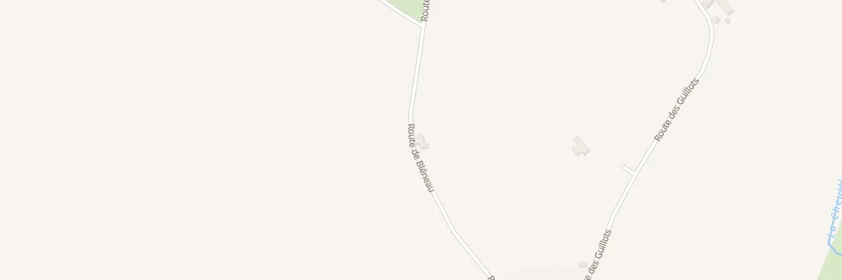 Plan du 12 Rte de Bleneau à Faverelles