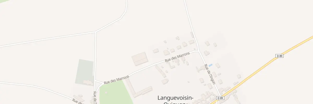 Plan du 12 Rue des Marrons à Languevoisin-Quiquery