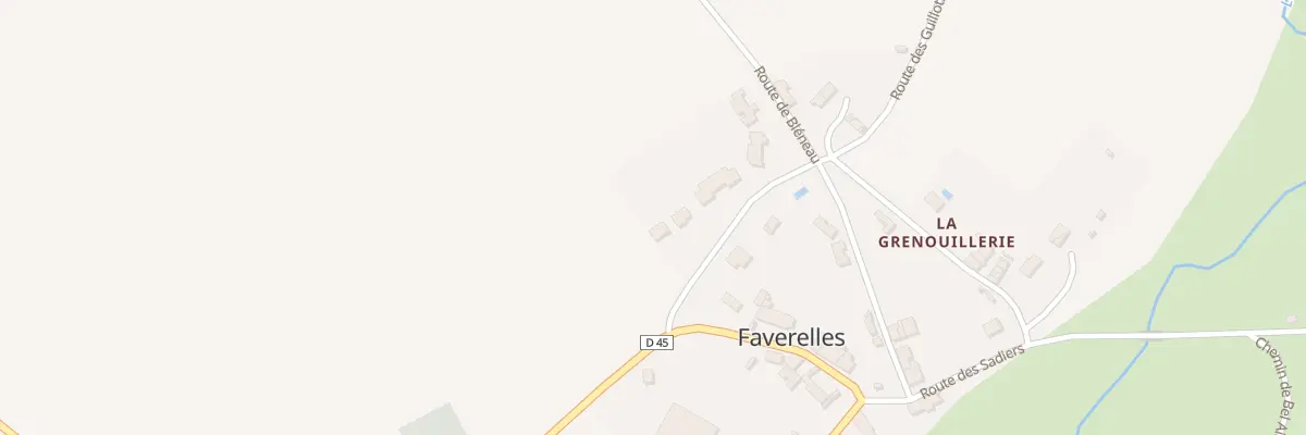 Plan du 1 Rue de la Vigne des Monts à Faverelles