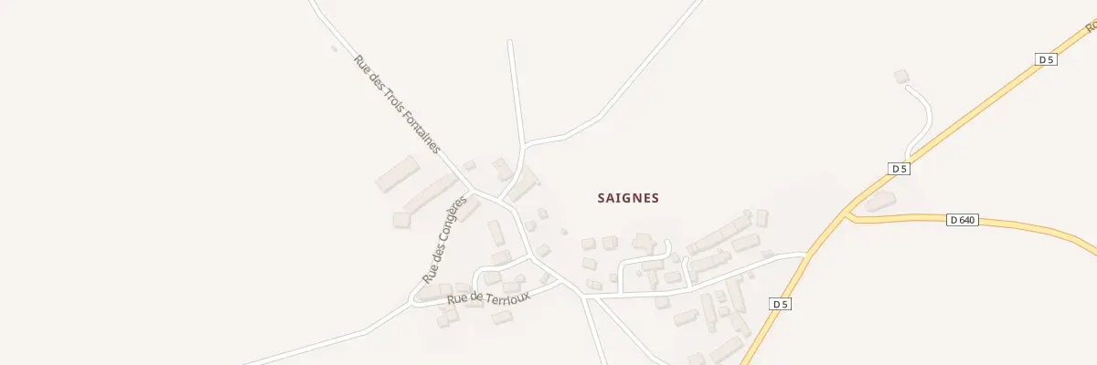 Plan du 5172 Saignes au Vernet-Sainte-Marguerite