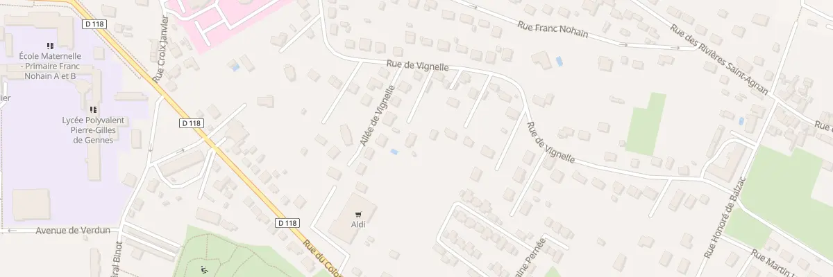 Plan du 20 Rue de Vignelle à Cosne-Cours-sur-Loire