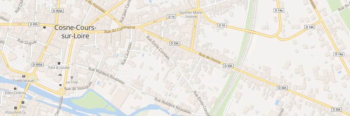 Plan du 23B Rue Emile Combes à Cosne-Cours-sur-Loire