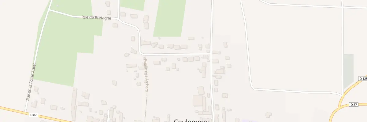 Plan du 5 Rue de la Bretagne à Coulommes