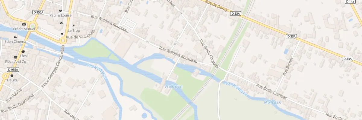 Plan du 36 Rue Waldeck Rousseau à Cosne-Cours-sur-Loire