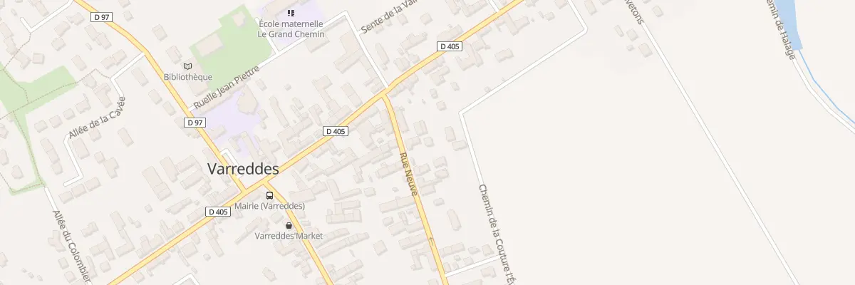 Plan du 3B Rue Neuve à Varreddes