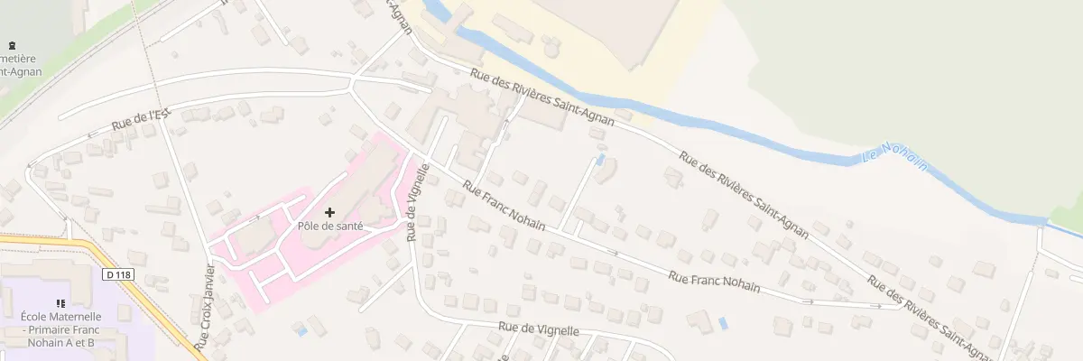 Plan du 15 Rue Franc Nohain à Cosne-Cours-sur-Loire