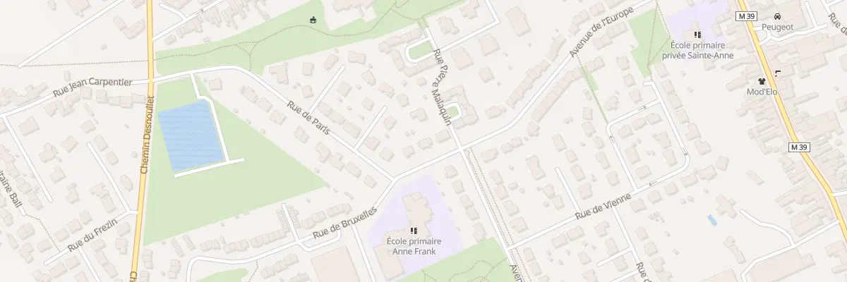 Plan du 30 Rue de Paris à Annœullin