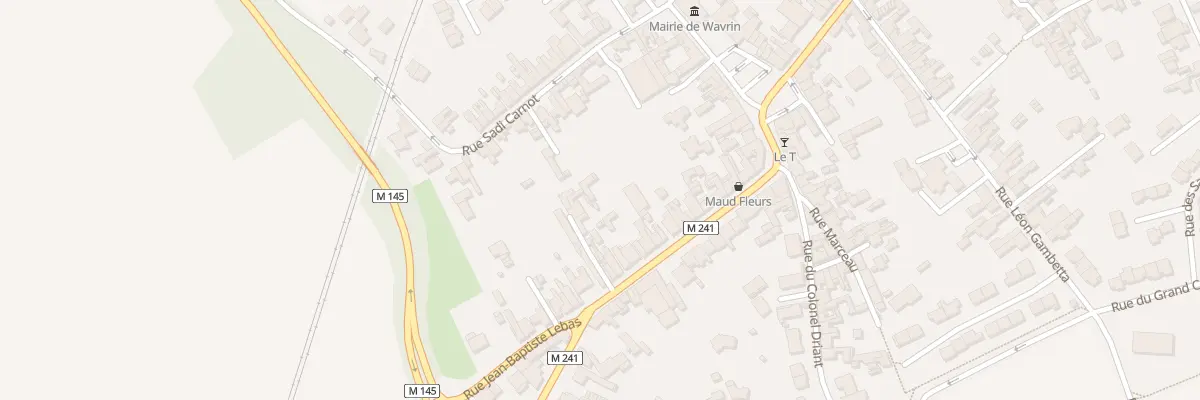 Plan du 34 Rue du Maréchal Foch à Wavrin