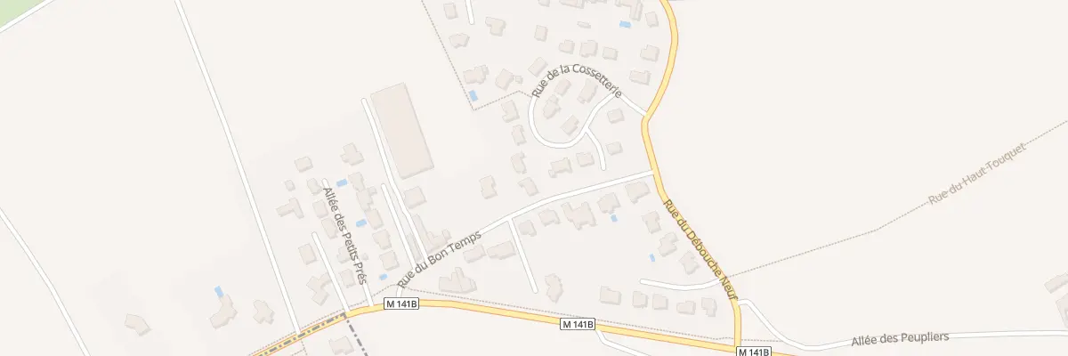 Plan du 2 Rue du Bon Temps à Escobecques