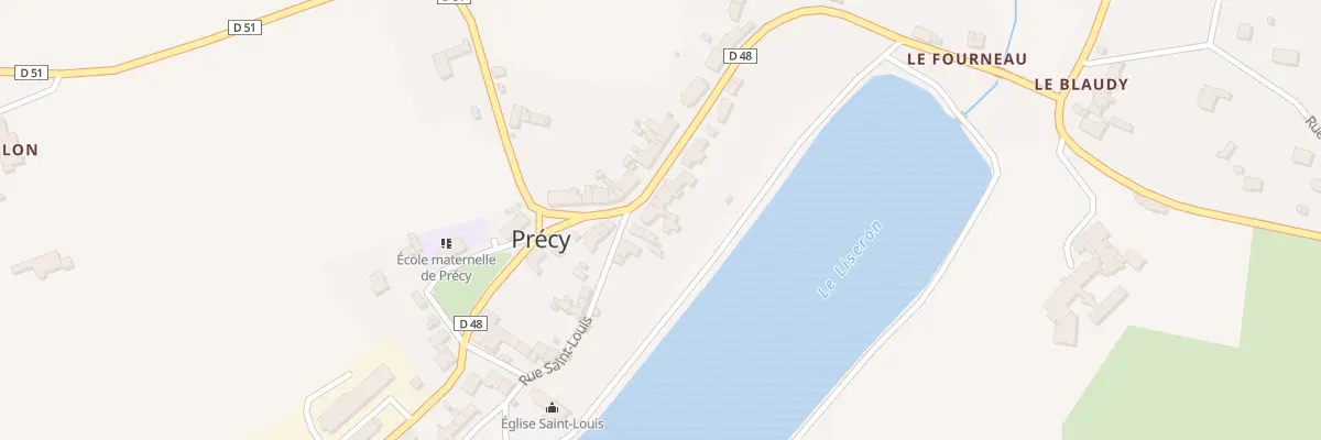 Plan du 24 Rte Principale à Précy