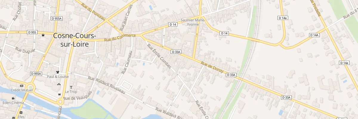 Plan du 30 Rue de Donzy à Cosne-Cours-sur-Loire