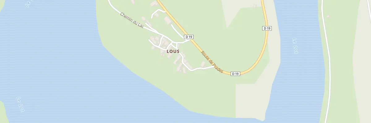 Plan du 5161A Lous à Sainte-Eulalie-d’Olt