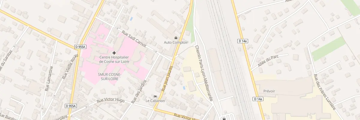 Plan du 90 Rue Jean Jaurès à Cosne-Cours-sur-Loire