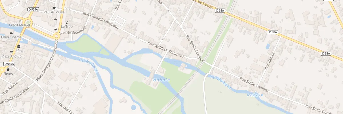 Plan du 38 Rue Waldeck Rousseau à Cosne-Cours-sur-Loire