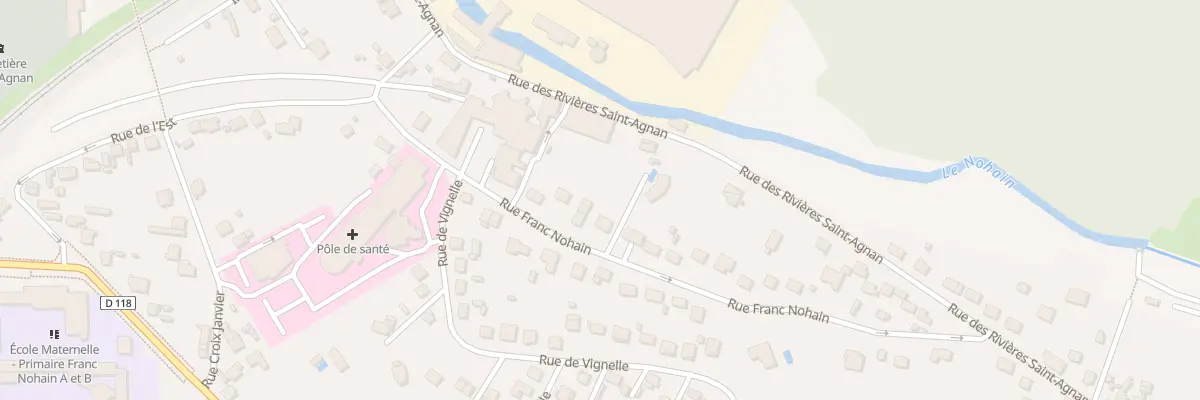 Plan du 15B Rue Franc Nohain à Cosne-Cours-sur-Loire