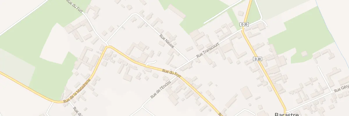 Plan du 10 Rue du Fort à Barastre