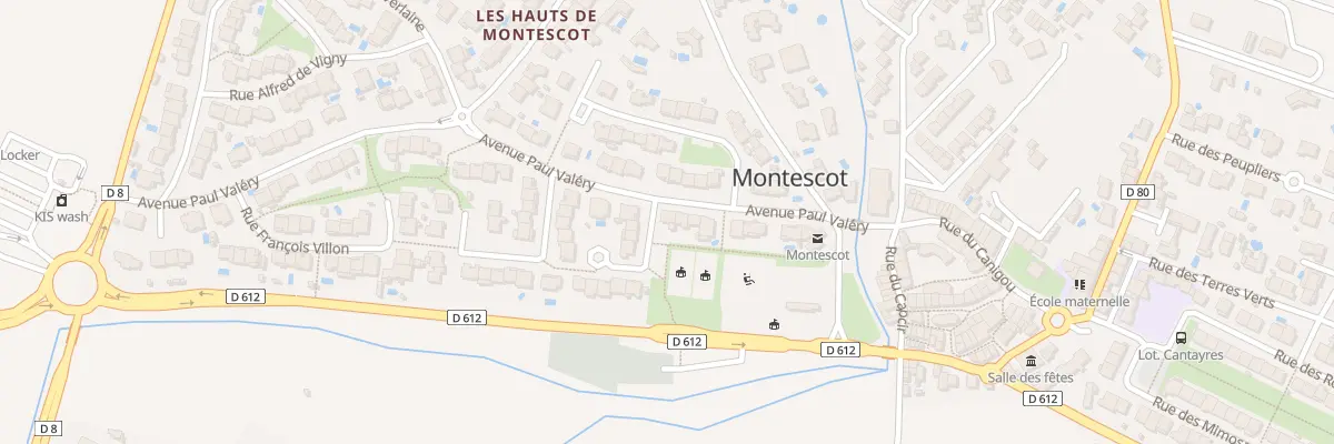 Plan du 2 Rue Aristide Maillol à Montescot