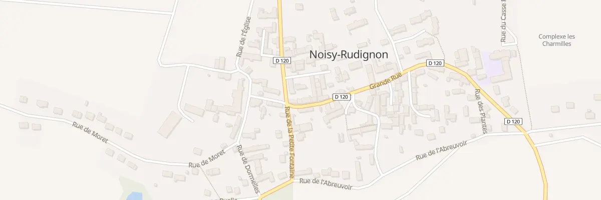 Plan du 13 Gr Grande Rue à Noisy-Rudignon