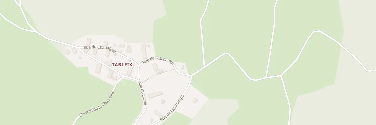 Plan du 3 Rue de Laschamps - Tableix à Saint-Angel