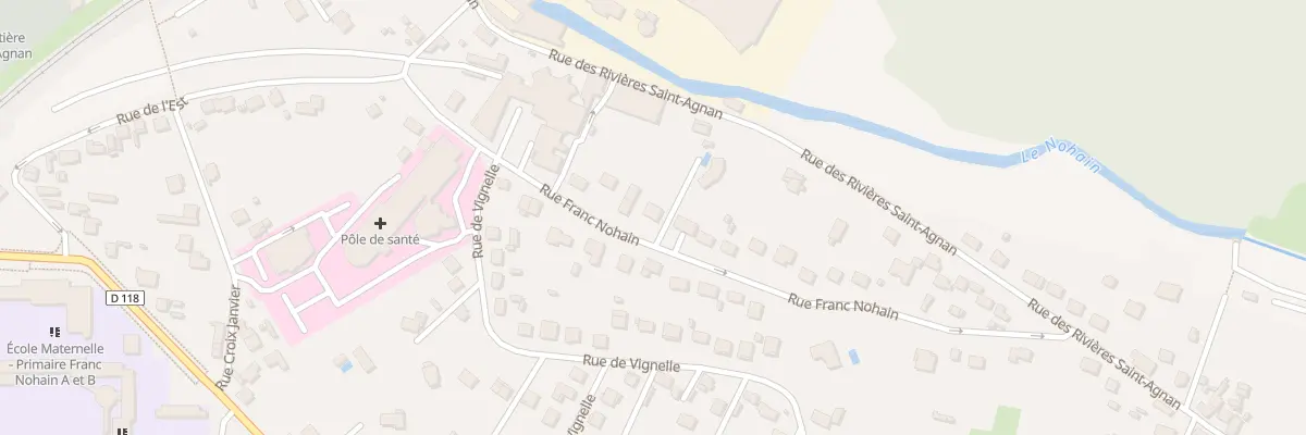 Plan du 17 Rue Franc Nohain à Cosne-Cours-sur-Loire