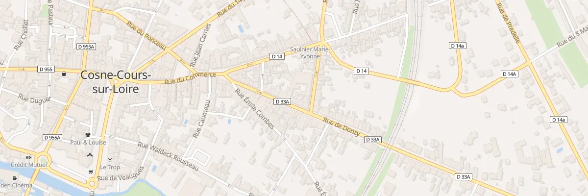 Plan du 23 Rue de Donzy à Cosne-Cours-sur-Loire