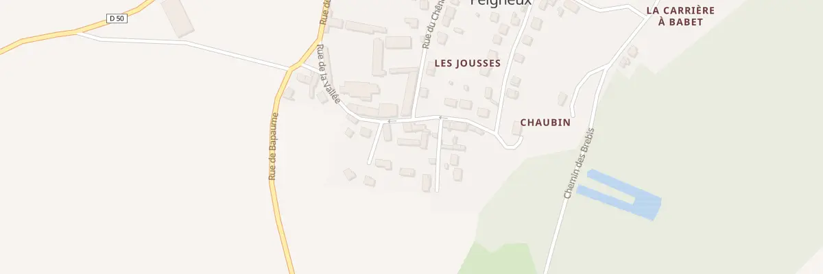 Plan du 16 Rue de la Vallée à Feigneux