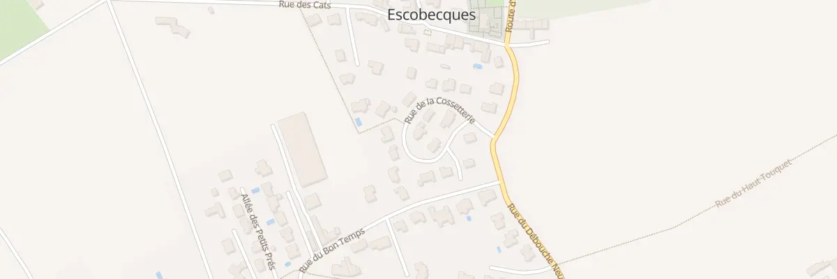 Plan du 37 Rue de la Cossetterie à Escobecques