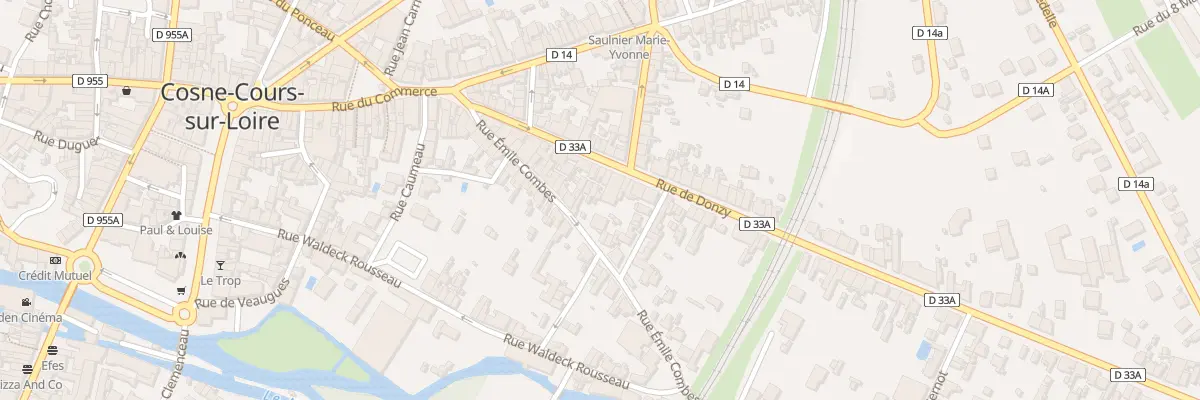 Plan du 40 Rue de Donzy à Cosne-Cours-sur-Loire