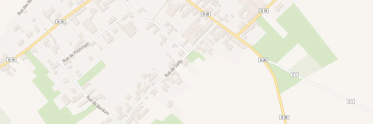 Plan du 10 Rue de Sailly à Rocquigny