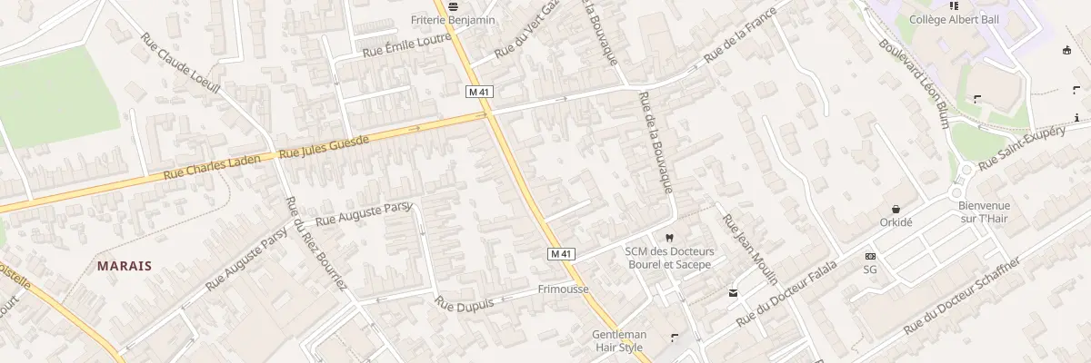 Plan du 34 Rue Jean-Baptiste Lebas à Annœullin