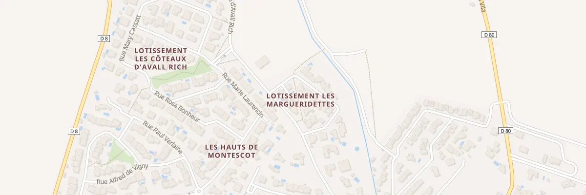 Plan du 23 Rue des Margueridettes à Montescot