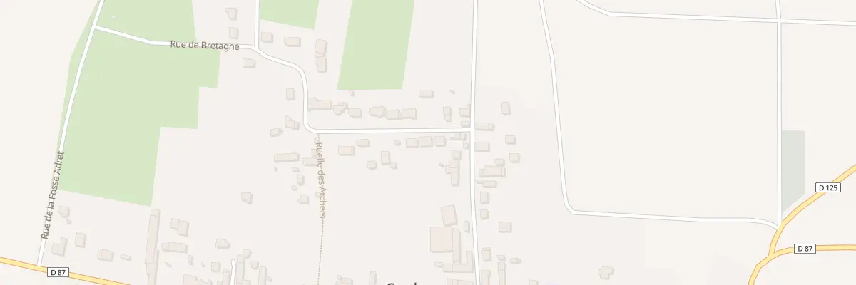 Plan du 3B Rue de la Bretagne à Coulommes