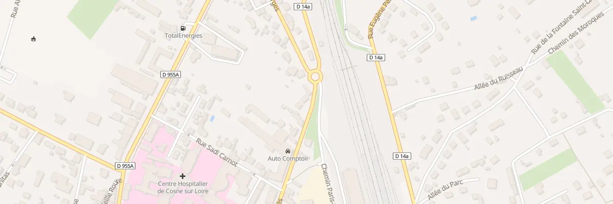 Plan du 97 Rue Jean Jaurès à Cosne-Cours-sur-Loire