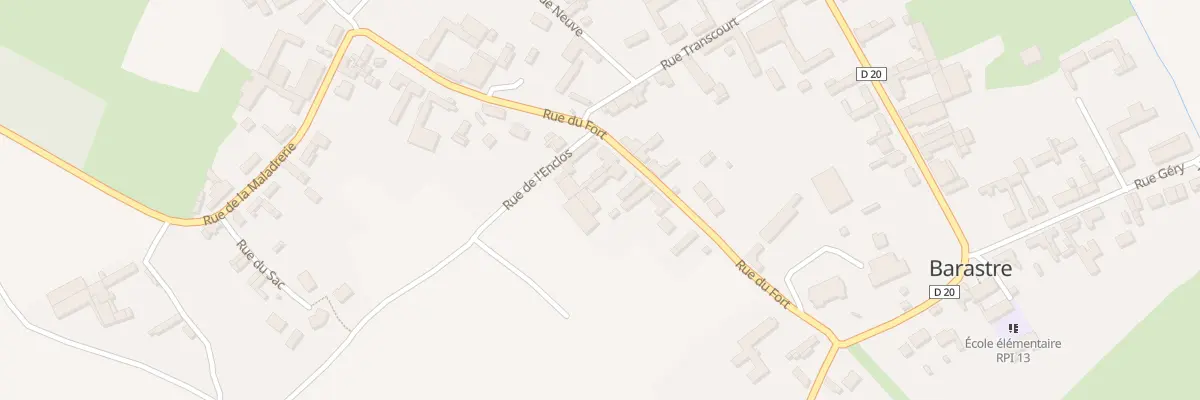 Plan du 9 Rue du Fort à Barastre