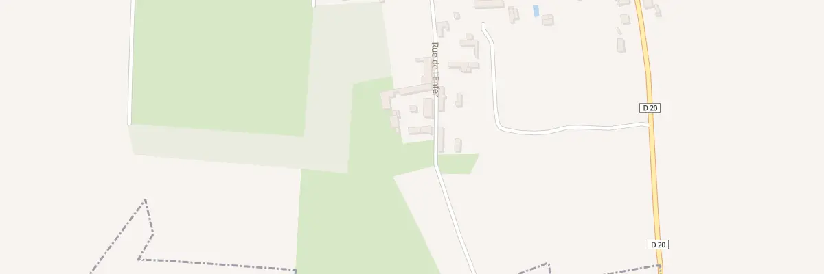 Plan du 12 Rue de l’Enfer à Haplincourt