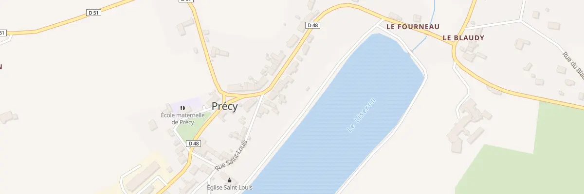 Plan du 26 Rte Principale à Précy