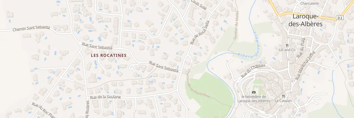 Plan du 34 Rue de Roca Vella à Laroque-des-Albères