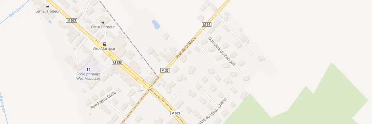 Plan du 107 Rue de la Bleue à Prémesques