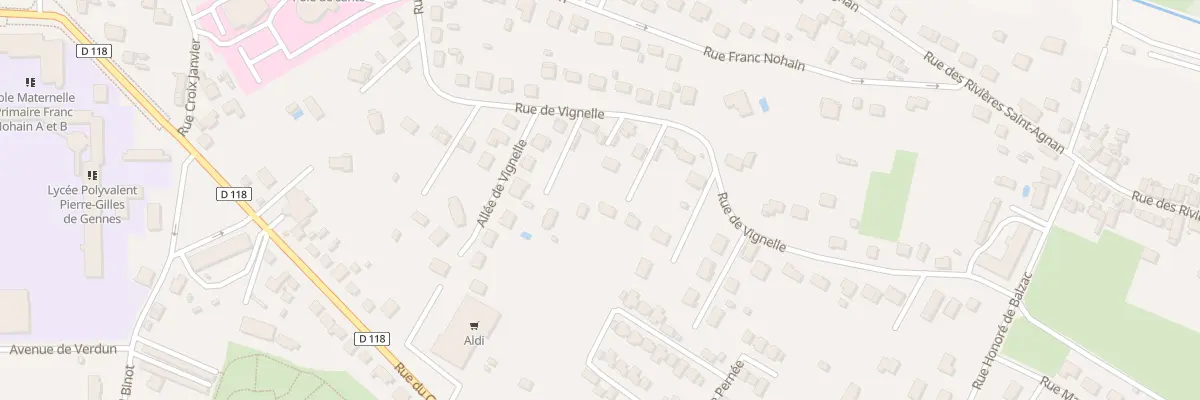 Plan du 28 Rue de Vignelle à Cosne-Cours-sur-Loire