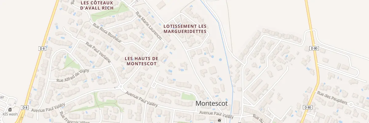 Plan du 1 Rue d’Avall Rich à Montescot