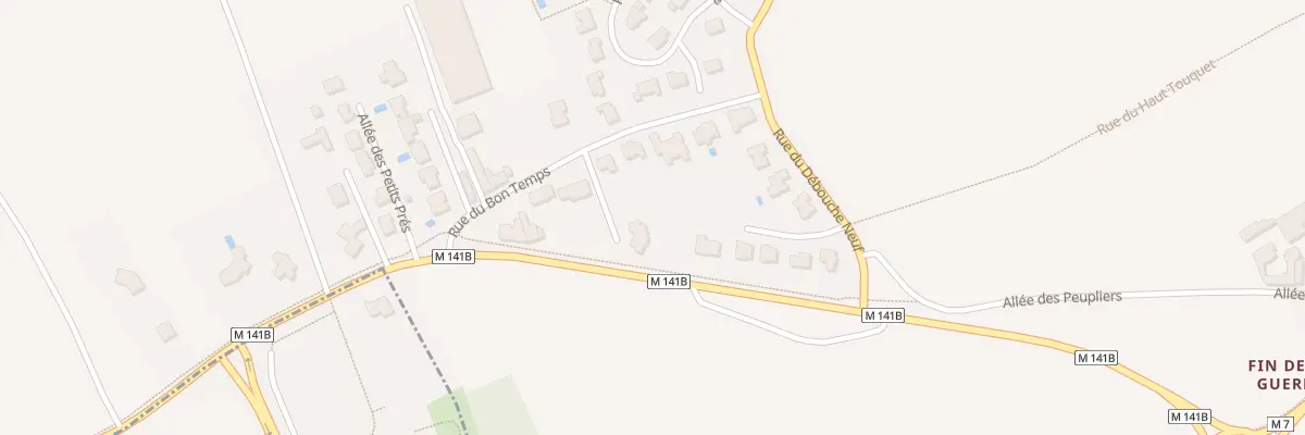 Plan du 11 Rue du Bon Temps à Escobecques