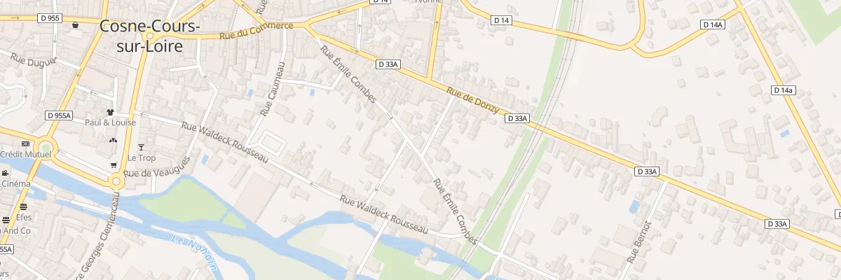 Plan du 31 Rue Emile Combes à Cosne-Cours-sur-Loire