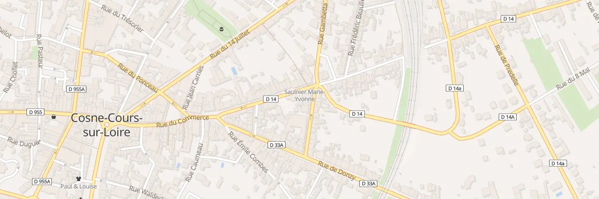 Plan du 34 Rue des Frères Gambon à Cosne-Cours-sur-Loire